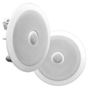 Bocinas de 8" Empotrables Blancas Pyle PDIC80 (blanco) (par)